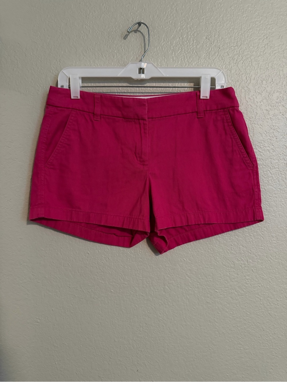 J. Crew Hot Pink Cotton Shorts